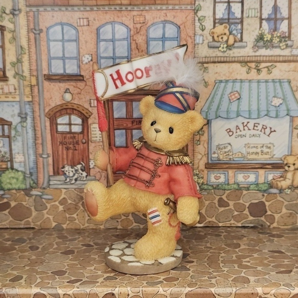 Cherished Teddies 5th Anniversary‎ Club Kit 1999 Lanny Figurine Vintage 90s